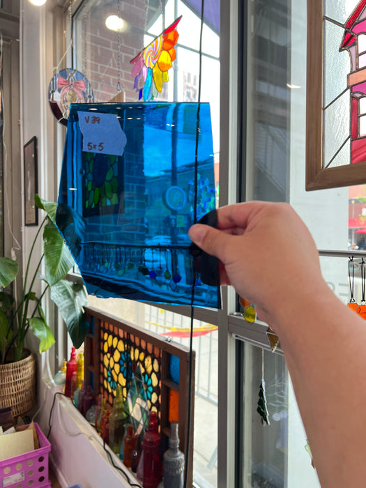 Steel Blue - Patreon Vault Sheet Glass Colorado Glassworks C