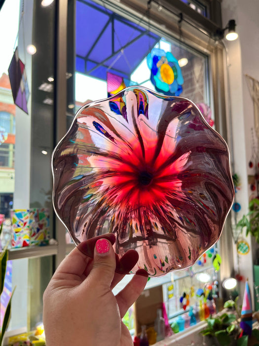 Magic Mirror Rondel Sheet Glass Colorado Glassworks