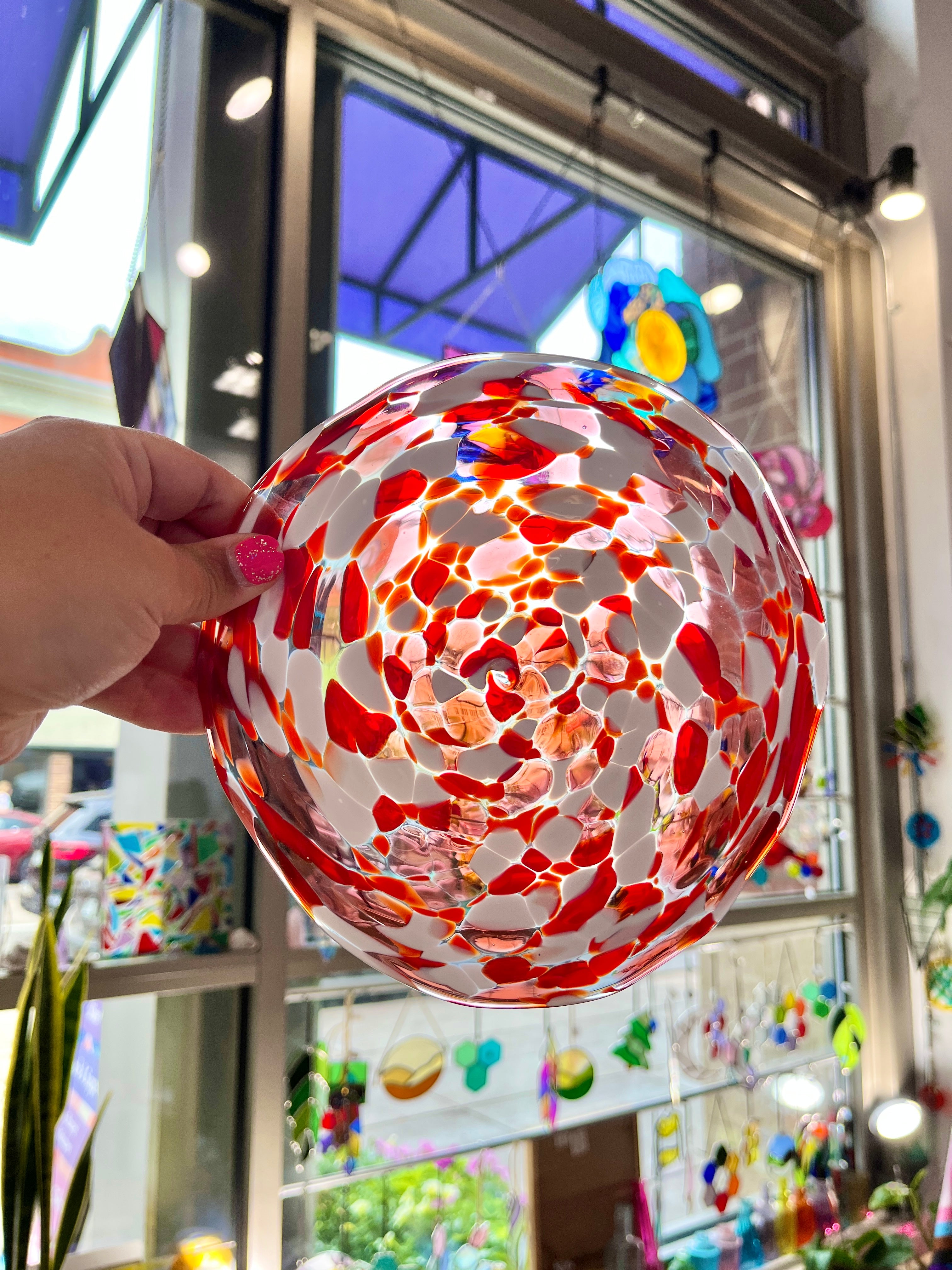 Alpine Edge Rondel Sheet Glass Colorado Glassworks