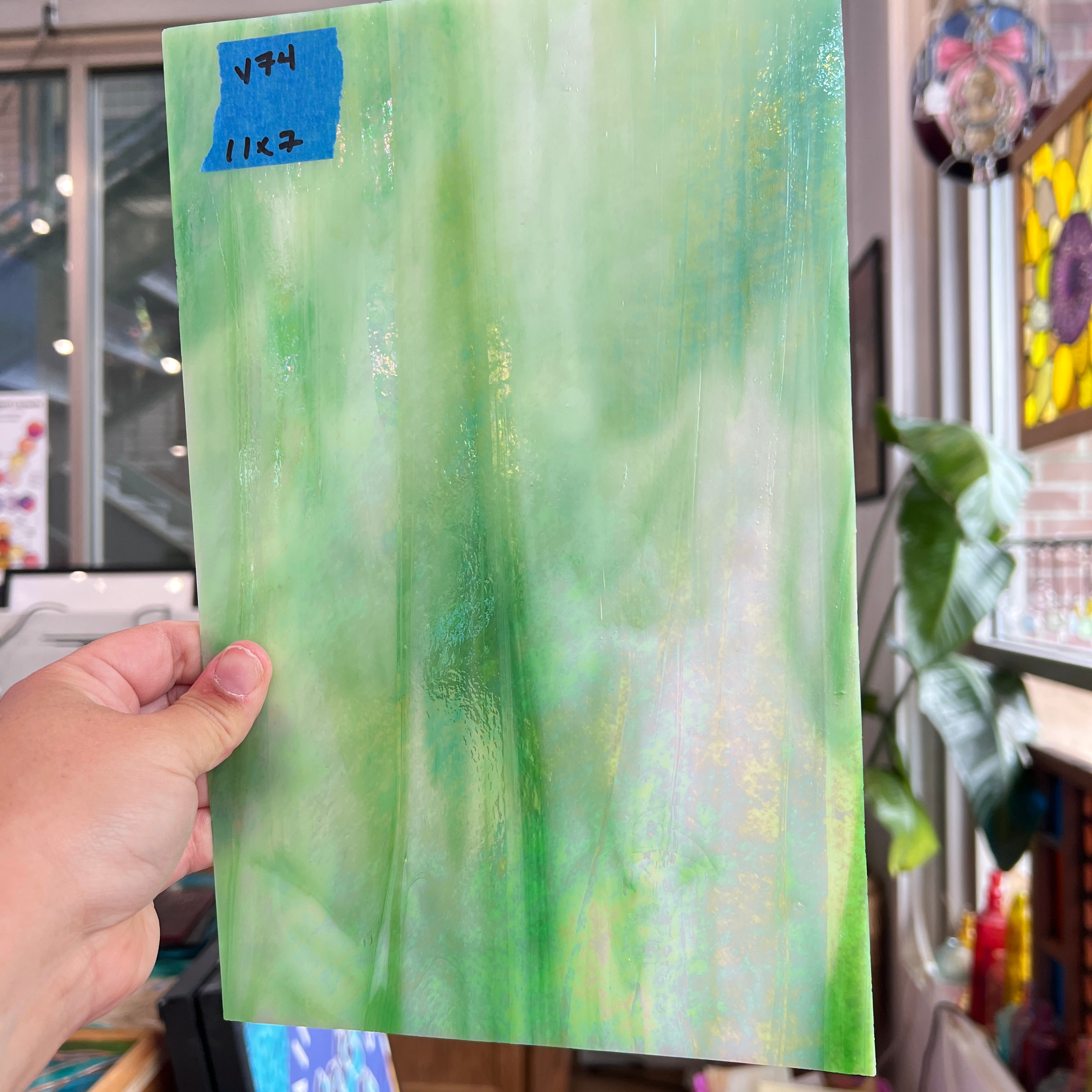 Shiny Grass - Patreon Vault Sheet Glass Colorado Glassworks