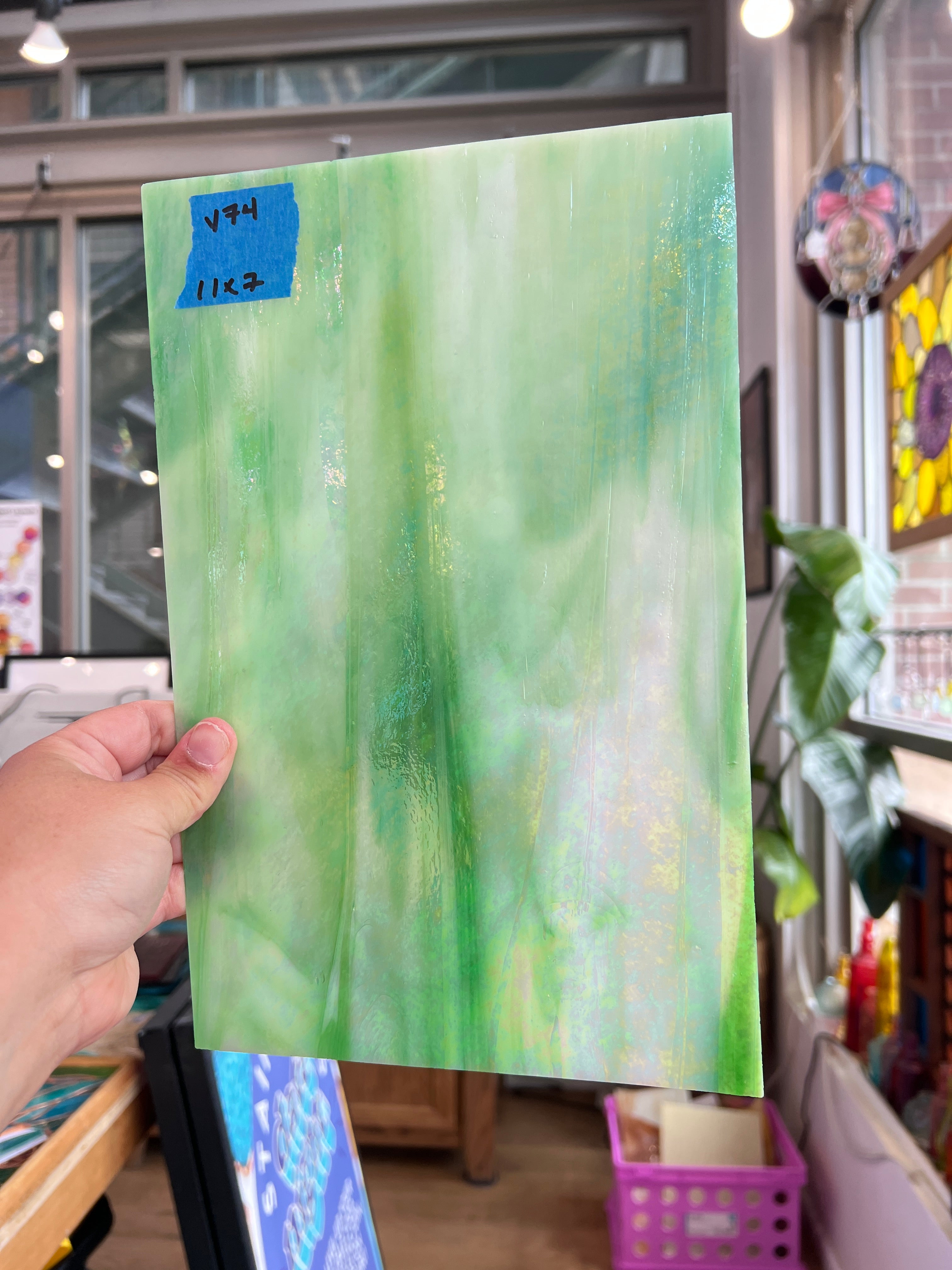 Shiny Grass - Patreon Vault Sheet Glass Colorado Glassworks