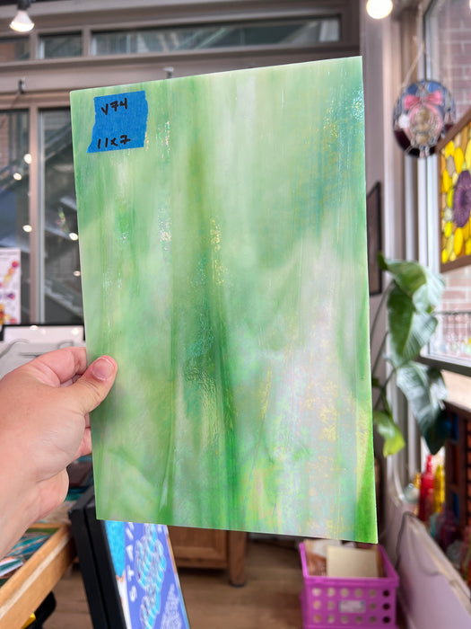 Shiny Grass - Patreon Vault Sheet Glass Colorado Glassworks