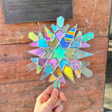 Made To Order Dichroic Rainbow Snowflake