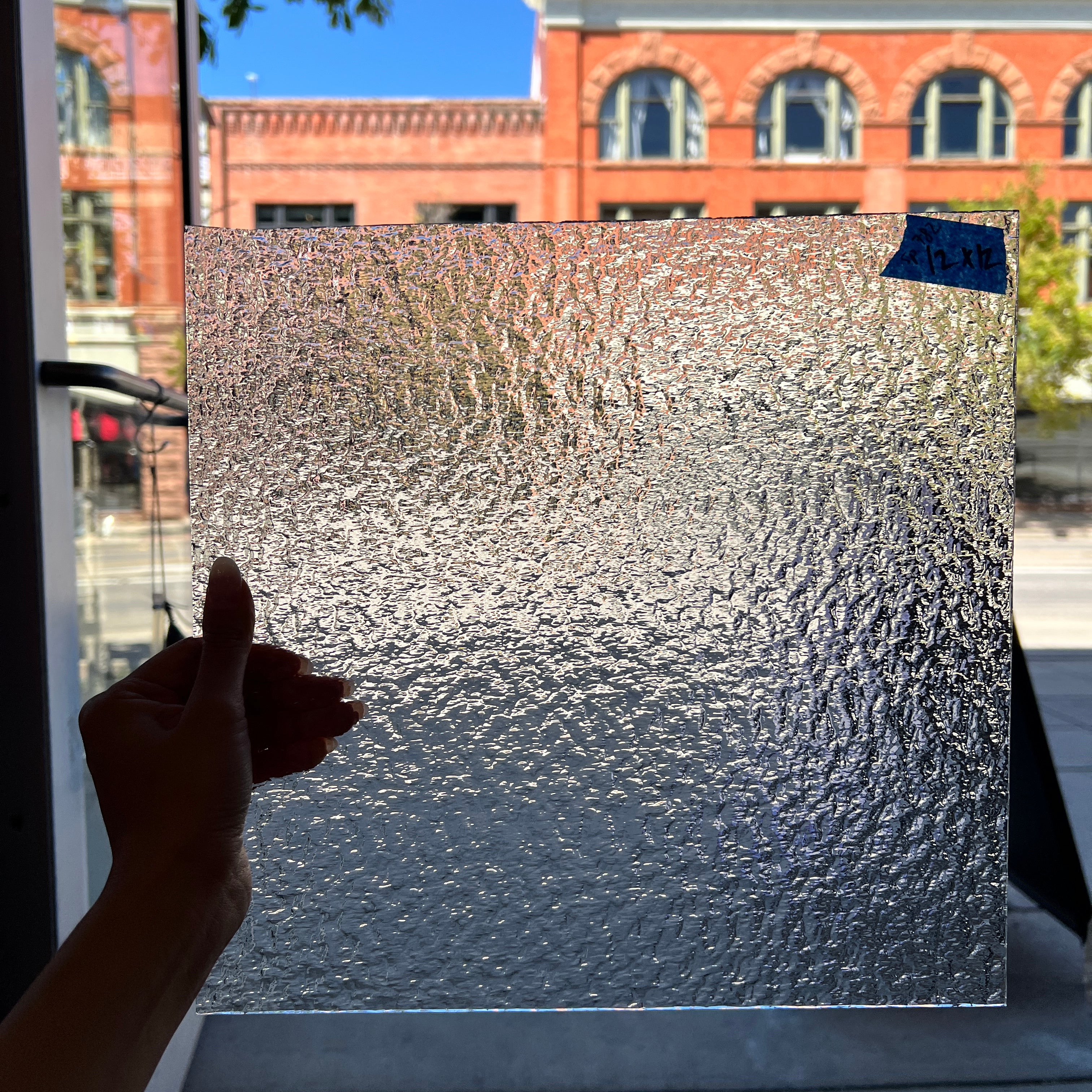 Clear Granite - Spectrum Sheet Glass Colorado Glassworks   