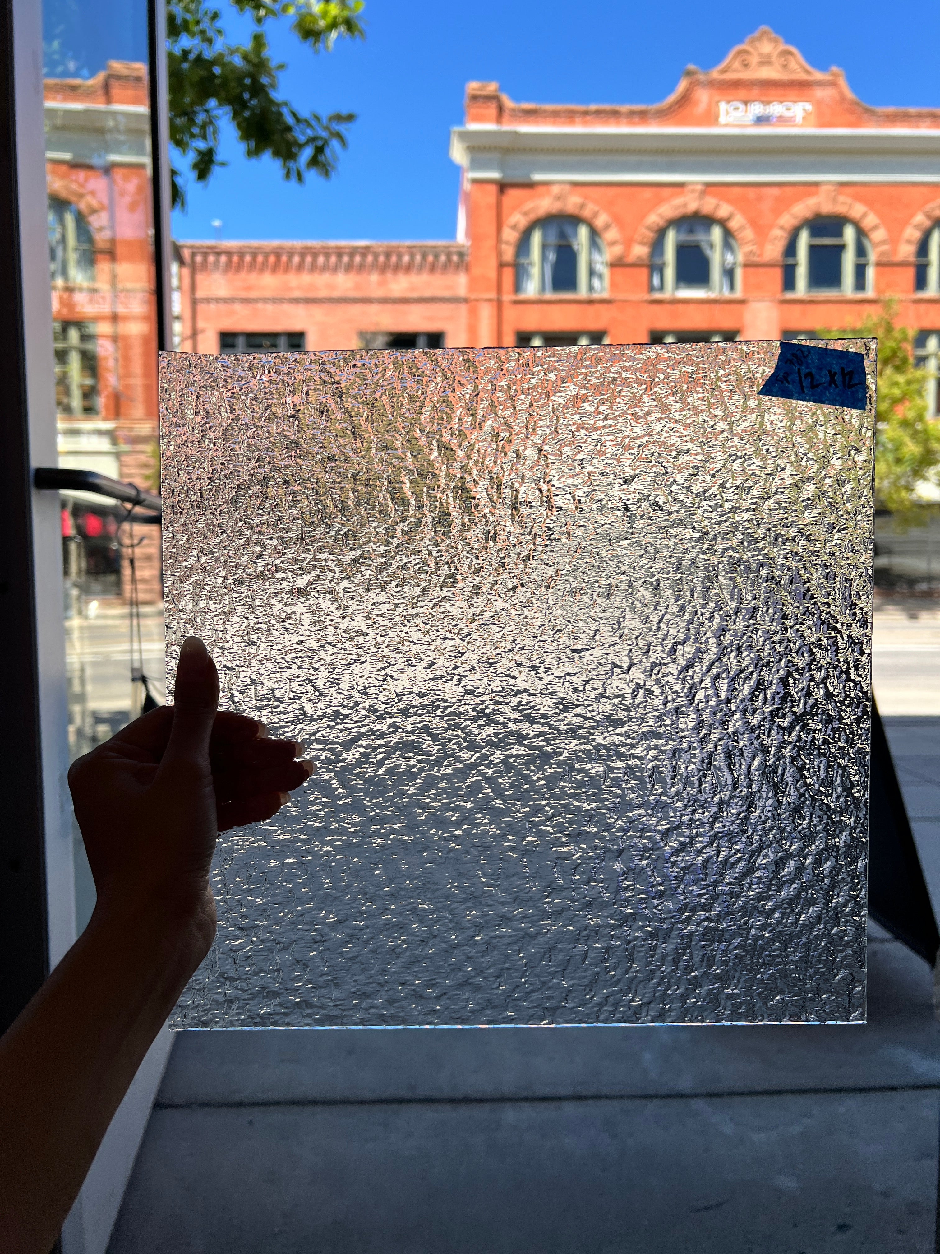 Clear Granite - Spectrum Sheet Glass Colorado Glassworks   