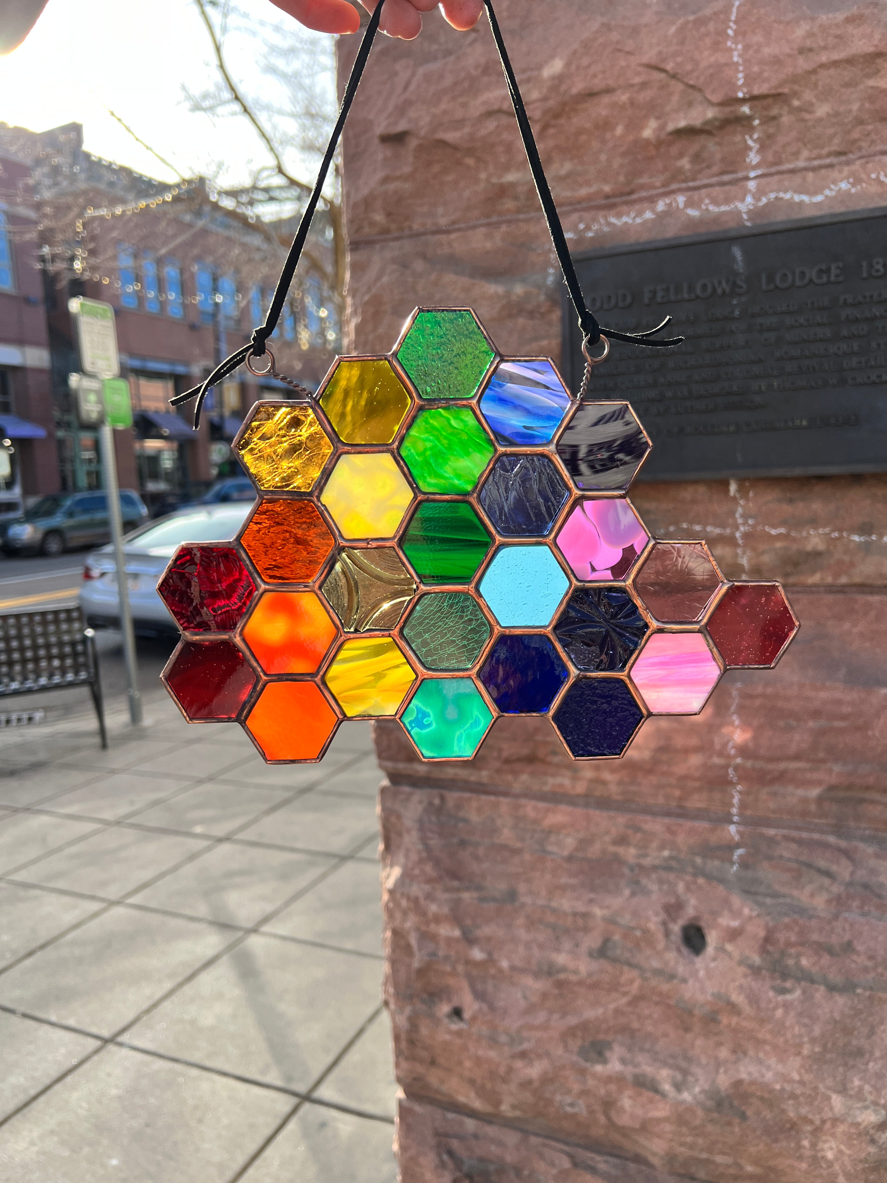 Made To Order Honeycomb Suncatcher