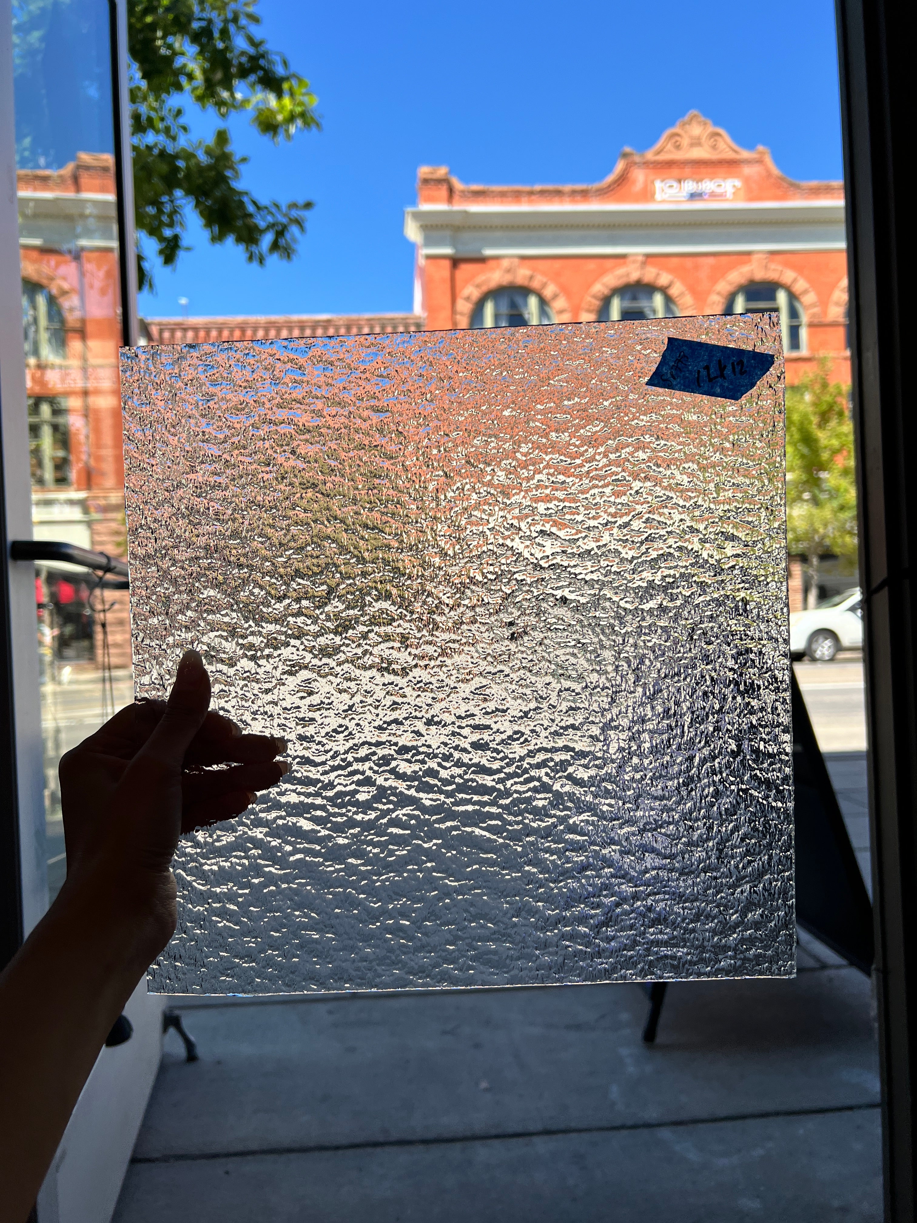 Clear Granite - Spectrum Sheet Glass Colorado Glassworks   