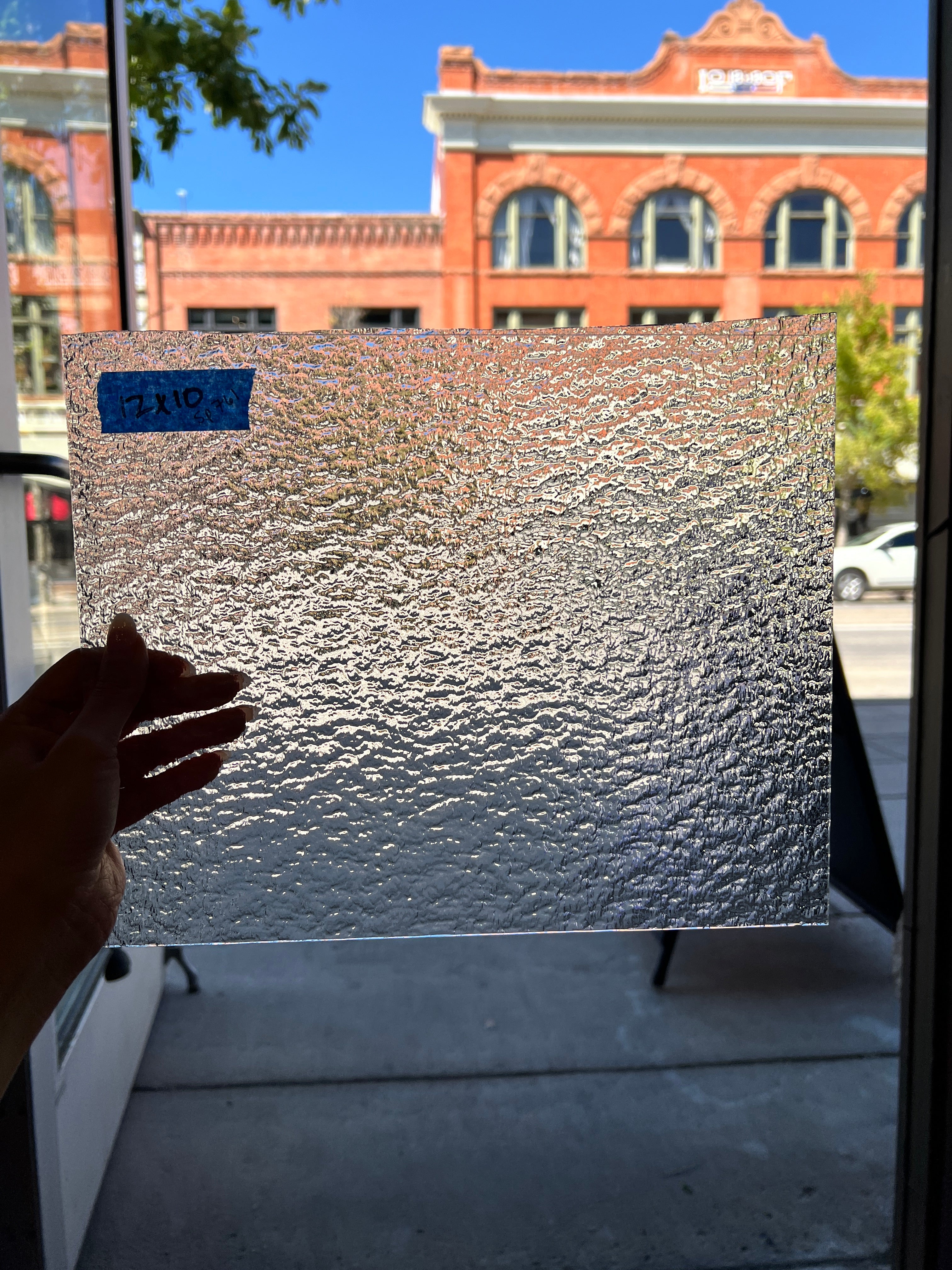 Clear Granite - Spectrum Sheet Glass Colorado Glassworks   
