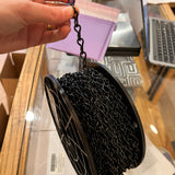 Black Plated Jack Chain 14 gauge