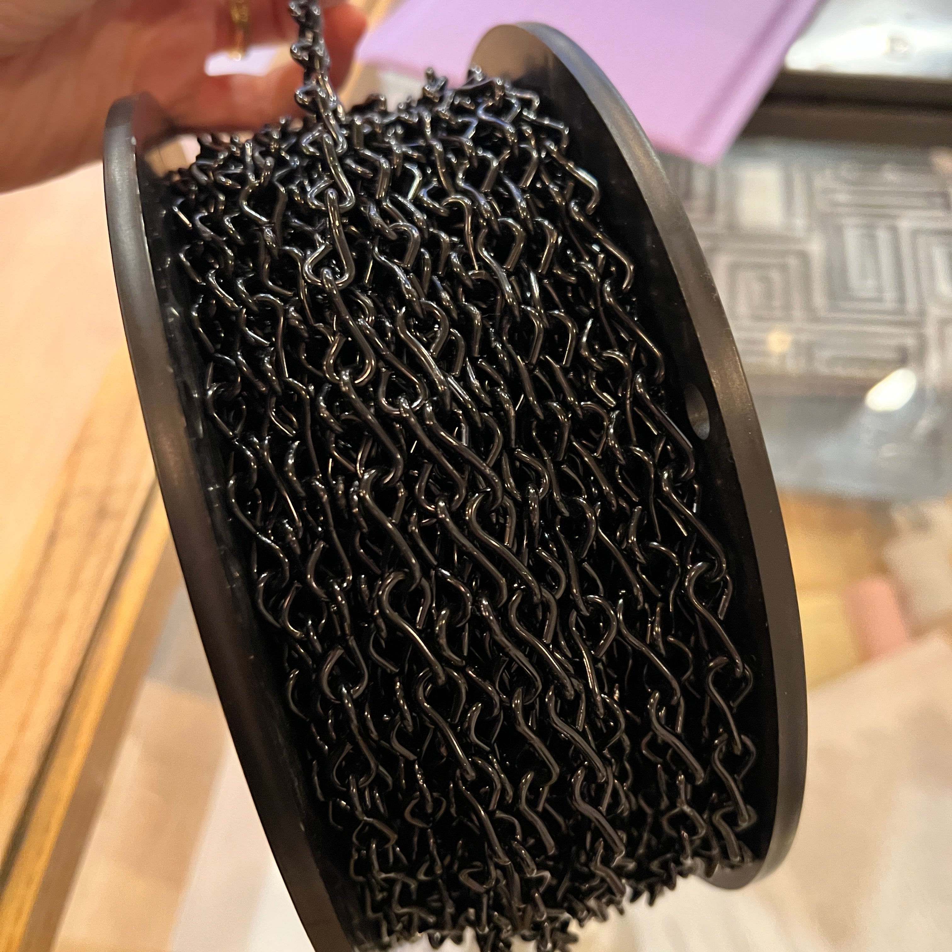 Black Plated Jack Chain 14 gauge Tools Colorado Glassworks   