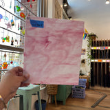 Armstrong Pink and White Wispy Discontinued (S) Sheet Glass Armstrong   