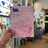 Armstrong Pink and White Wispy Discontinued (S) Sheet Glass Armstrong   