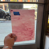 Armstrong Pink and White Wispy Discontinued (S) Sheet Glass Armstrong   