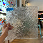 Clear Granite - Spectrum Sheet Glass Colorado Glassworks SP754 (12x11.5in)  