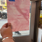 Armstrong Pink and White Wispy Discontinued (S) Sheet Glass Armstrong   