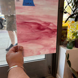 Armstrong Pink and White Wispy Discontinued (S) Sheet Glass Armstrong   