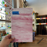 Armstrong Pink and White Wispy Discontinued (S) Sheet Glass Armstrong   