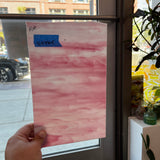 Armstrong Pink and White Wispy Discontinued (S) Sheet Glass Armstrong   