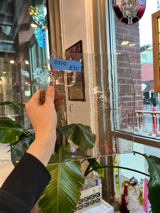 Light Gray Mouthblown Lamberts Sheet Glass Colorado Glassworks