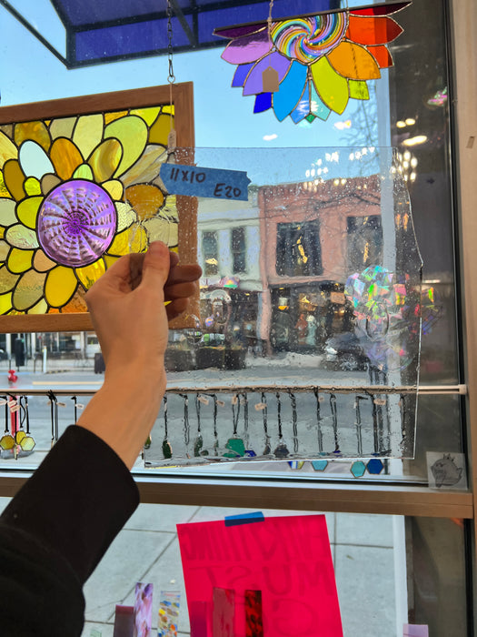 Light Gray Mouthblown Lamberts Sheet Glass Colorado Glassworks