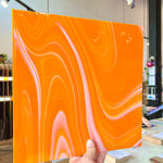NEW Creamsicle Fuser Reserve Oceanside Fusible 96 COE (OGT FR98F) Sheet Glass Colorado Glass Works