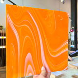 NEW Creamsicle Fuser Reserve Oceanside Fusible 96 COE (OGT FR98F) Sheet Glass Colorado Glass Works