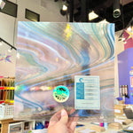 NEW Whispering Lotus Fuser Reserve Oceanside Fusible 96 COE (OGT FR91F) Sheet Glass Colorado Glass Works