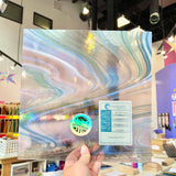NEW Whispering Lotus Fuser Reserve Oceanside Fusible 96 COE (OGT FR91F) Sheet Glass Colorado Glass Works