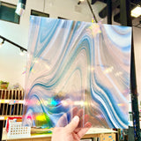 NEW Whispering Lotus Fuser Reserve Oceanside Fusible 96 COE (OGT FR91F) Sheet Glass Colorado Glass Works