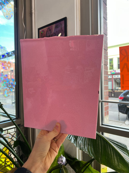 NEW! Pink Blush (Striker) Opal Double Roll Fusible 90 COE Sheet Glass Colorado Glassworks