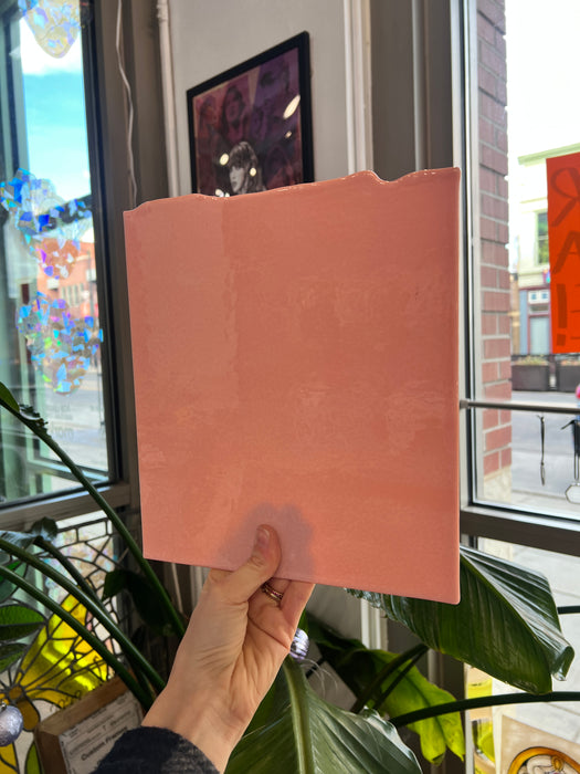 NEW! Peach Blush (Striker) Opal Double Roll Fusible 90 COE Sheet Glass Colorado Glassworks