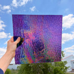 Iridescent Transparent Purple Florentine Wissmach (311V)