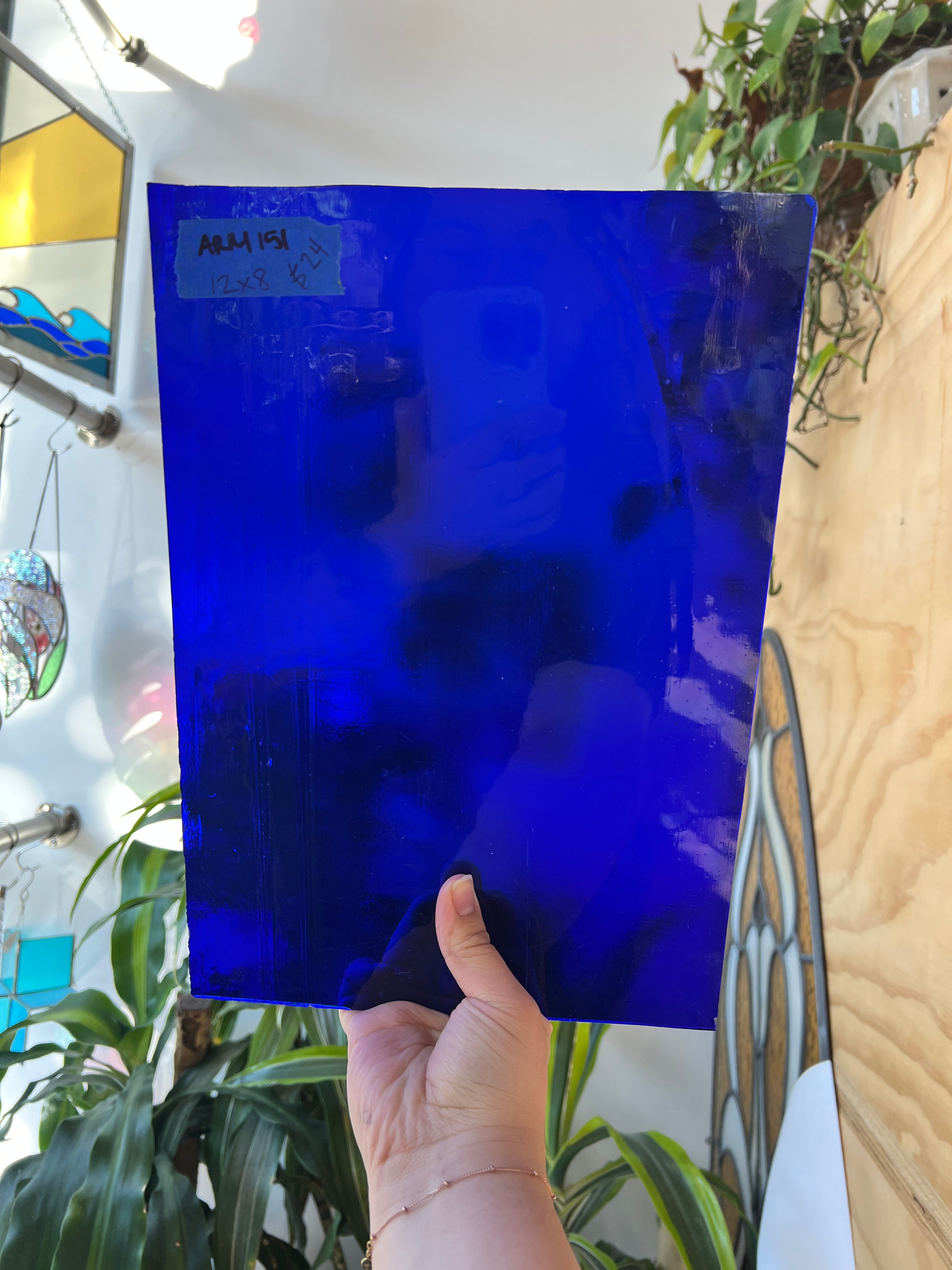 Blue Transparent Armstrong
