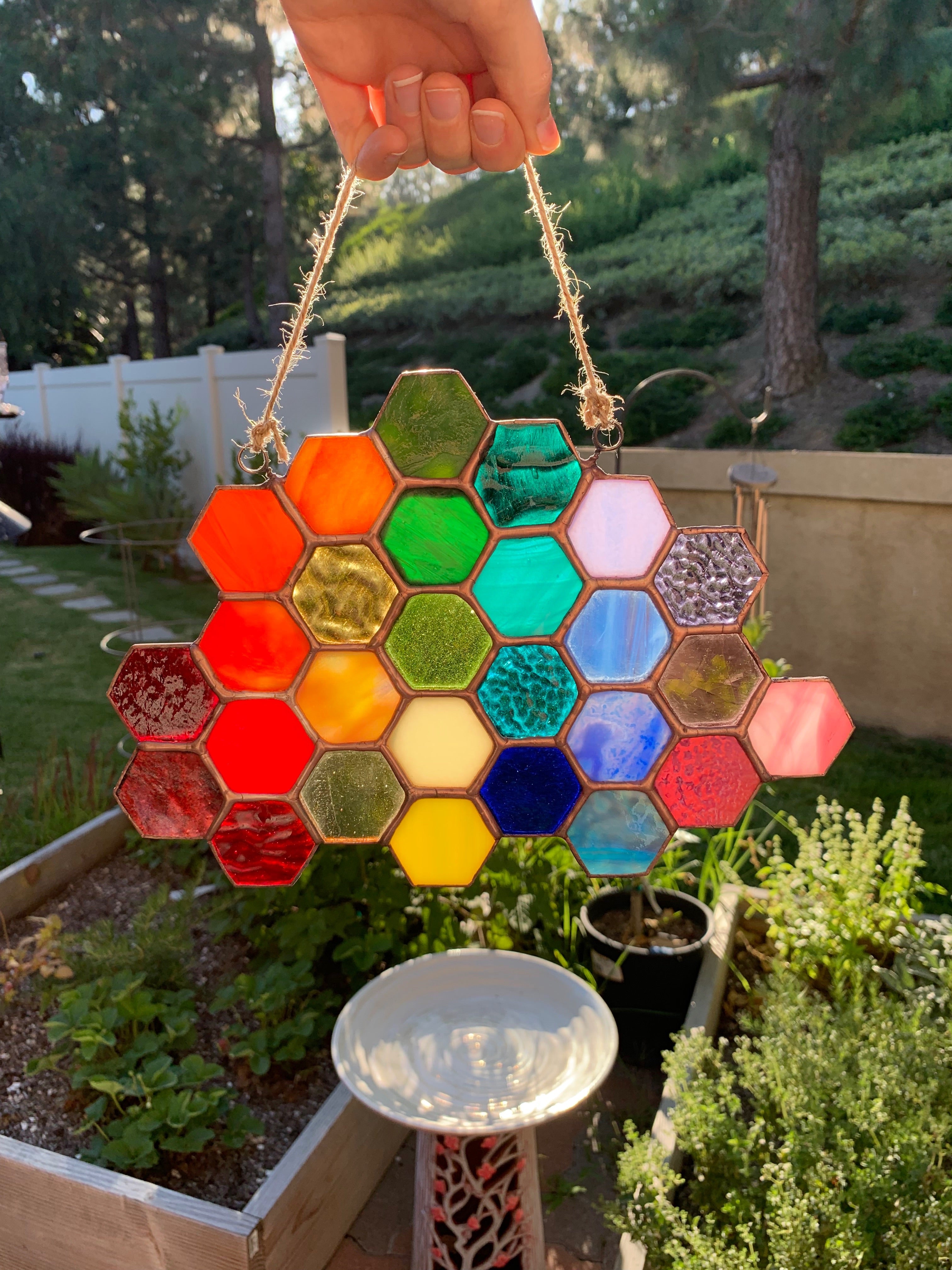 Made To Order Honeycomb Suncatcher