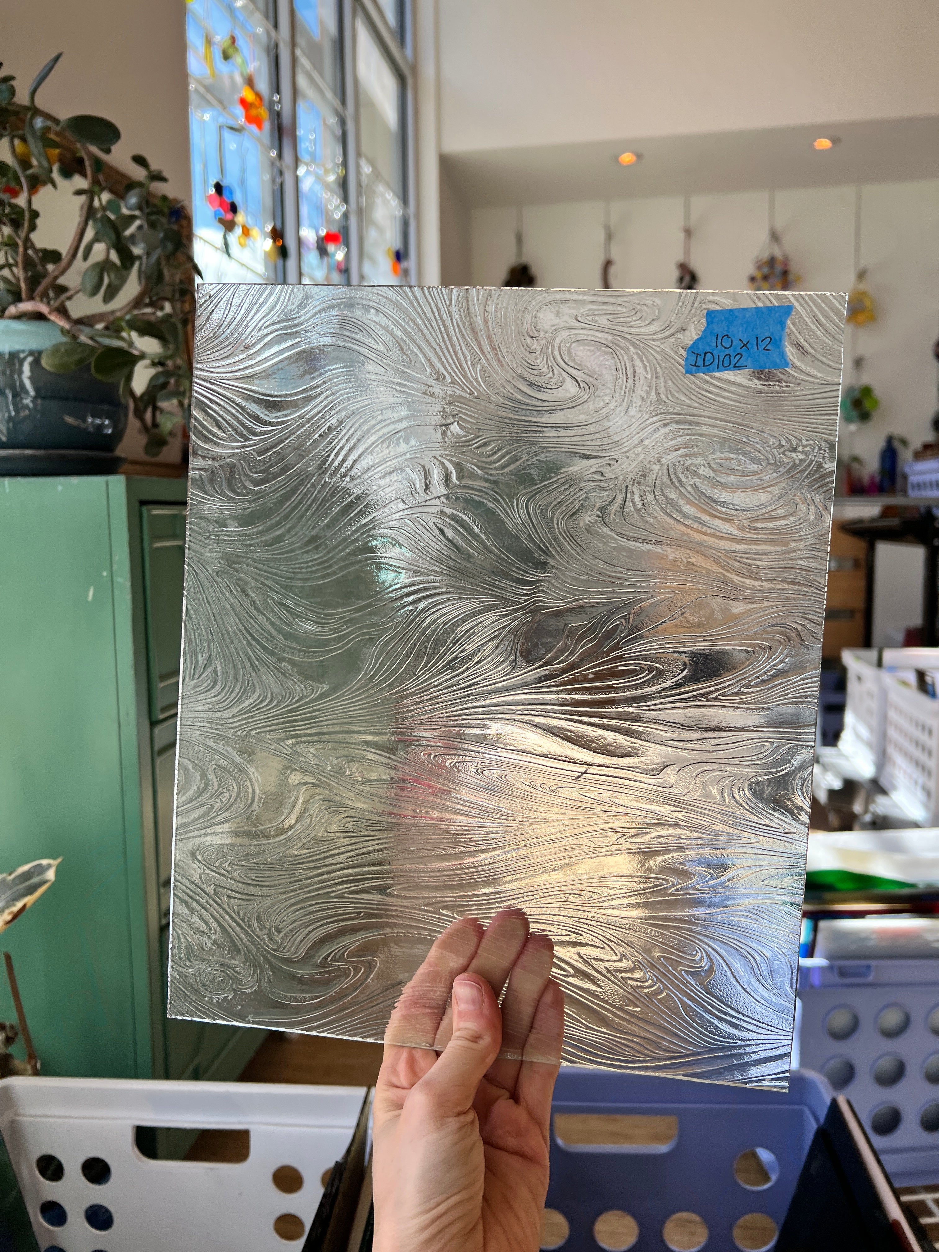 Taffeta Clear Textured Transparent Sheet Glass Colorado Glassworks