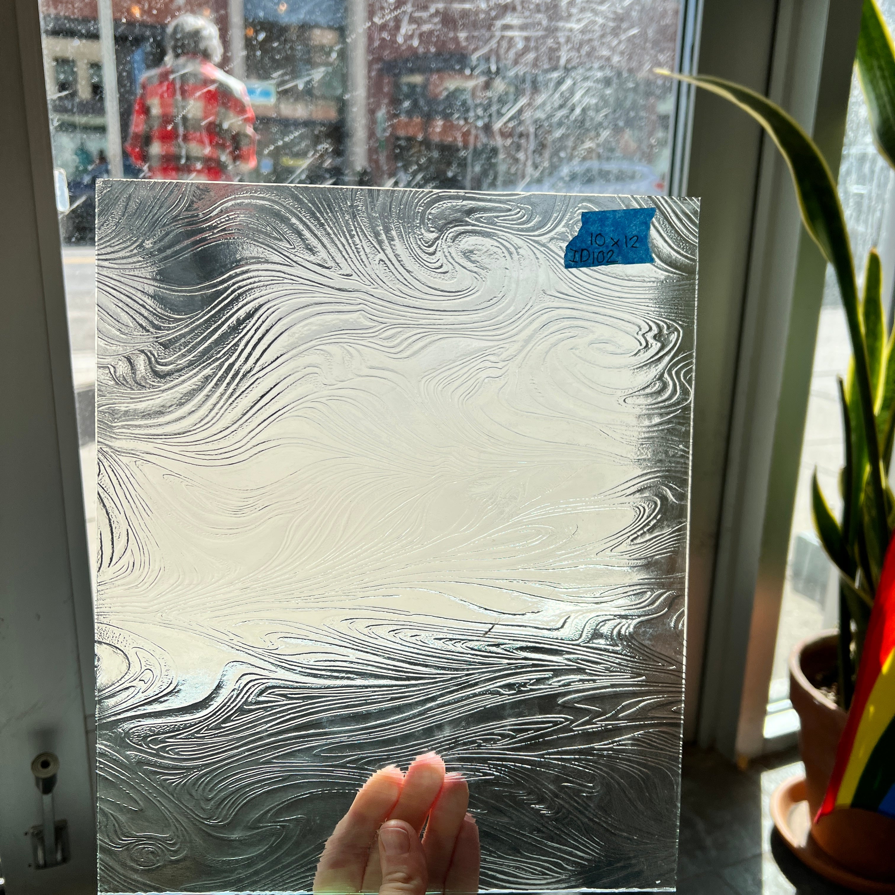 Taffeta Clear Textured Transparent Sheet Glass Colorado Glassworks