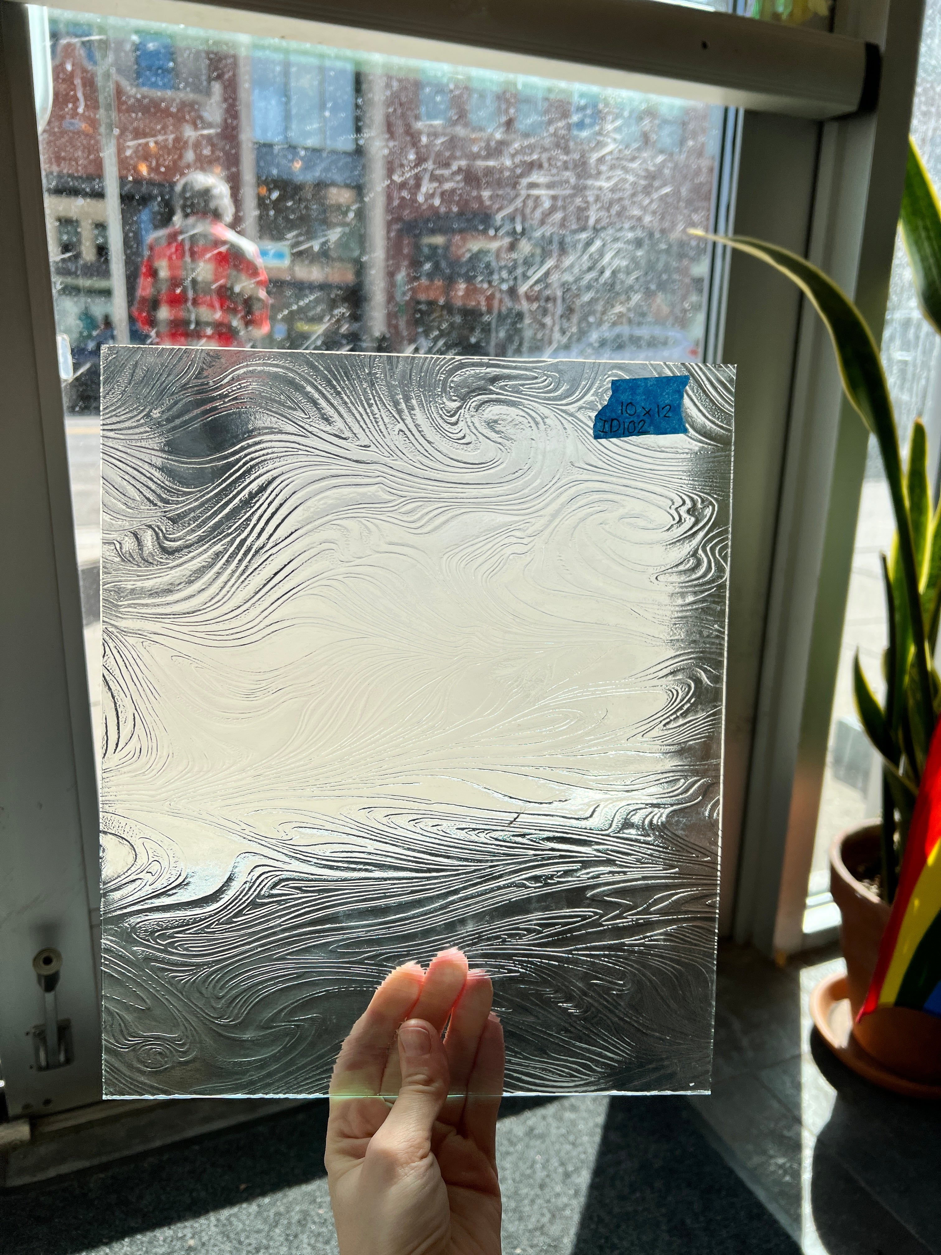 Taffeta Clear Textured Transparent Sheet Glass Colorado Glassworks