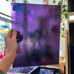 Purple Cathedral Youghiogheny Fusible 96 COE Sheet Glass Colorado Glassworks