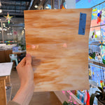 Amber Cream Kokomo Sheet Glass Colorado Glassworks