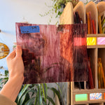 Purple Clear Wispy Kokomo Sheet Glass Kokomo 10x8in (KO-88196653)