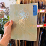 Wispy Tan Sea Green Kokomo Sheet Glass Armstrong