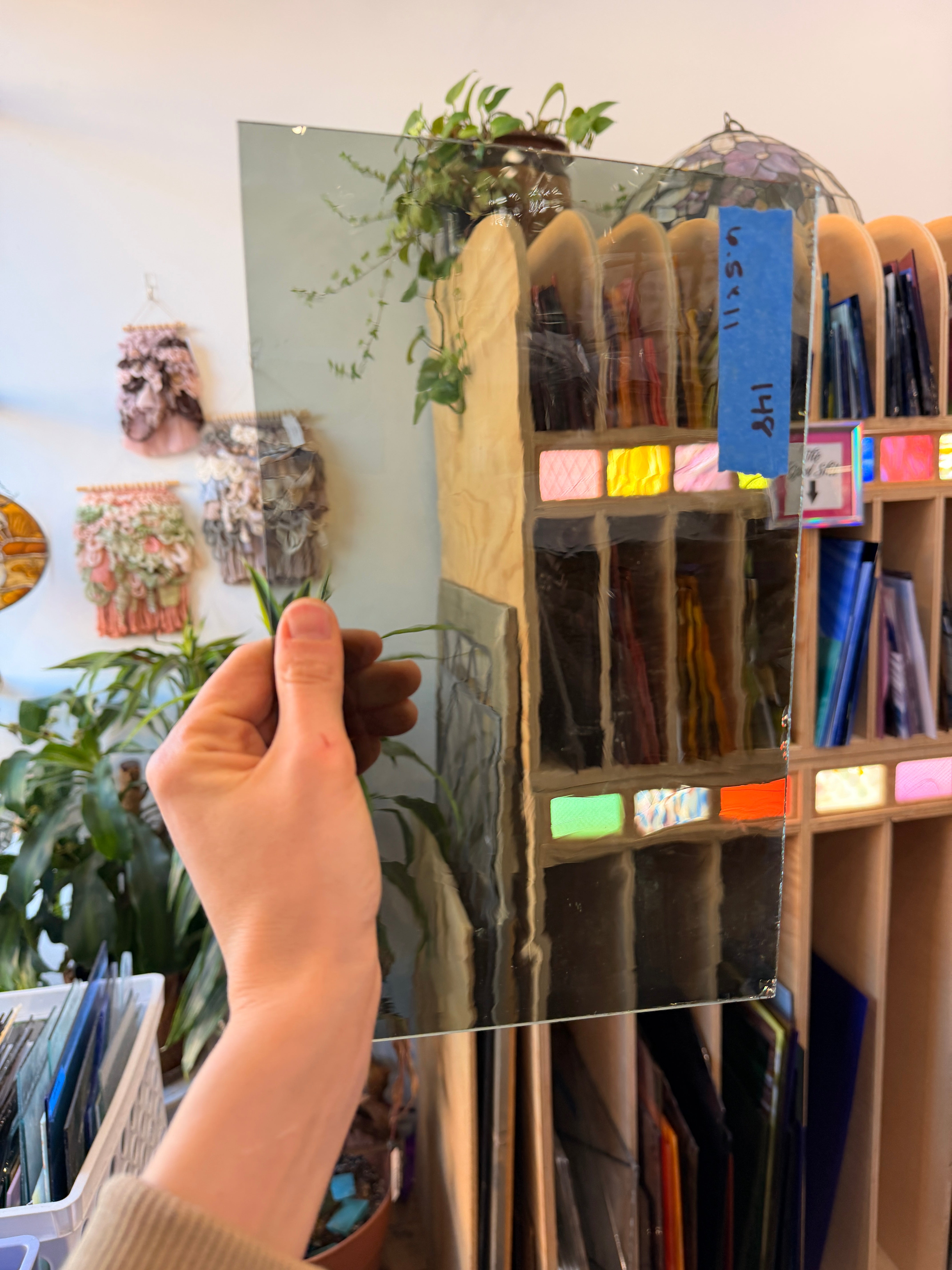 Smokey Gray Antique GNA Sheet Glass Colorado Glassworks