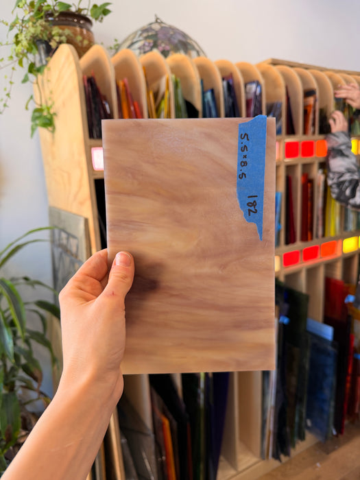 Purple Amber Mixed Kokomo Sheet Glass Colorado Glassworks