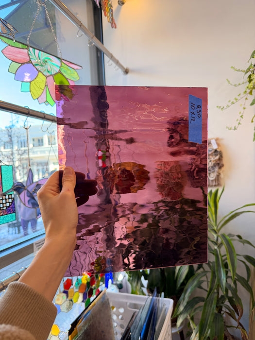 Medium Purple Transparent Spectrum Waterglass Sheet Glass Colorado Glassworks