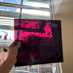 Dark Purple (Merlot) Waterglass Oceanside Fusible 96 COE (146W-F) Sheet Glass Colorado Glass Works