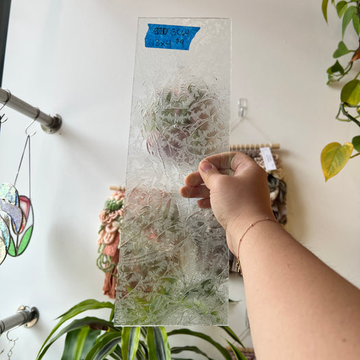 Clear Glue Chip Sheet Glass Colorado Glassworks GC64 (13x4in)