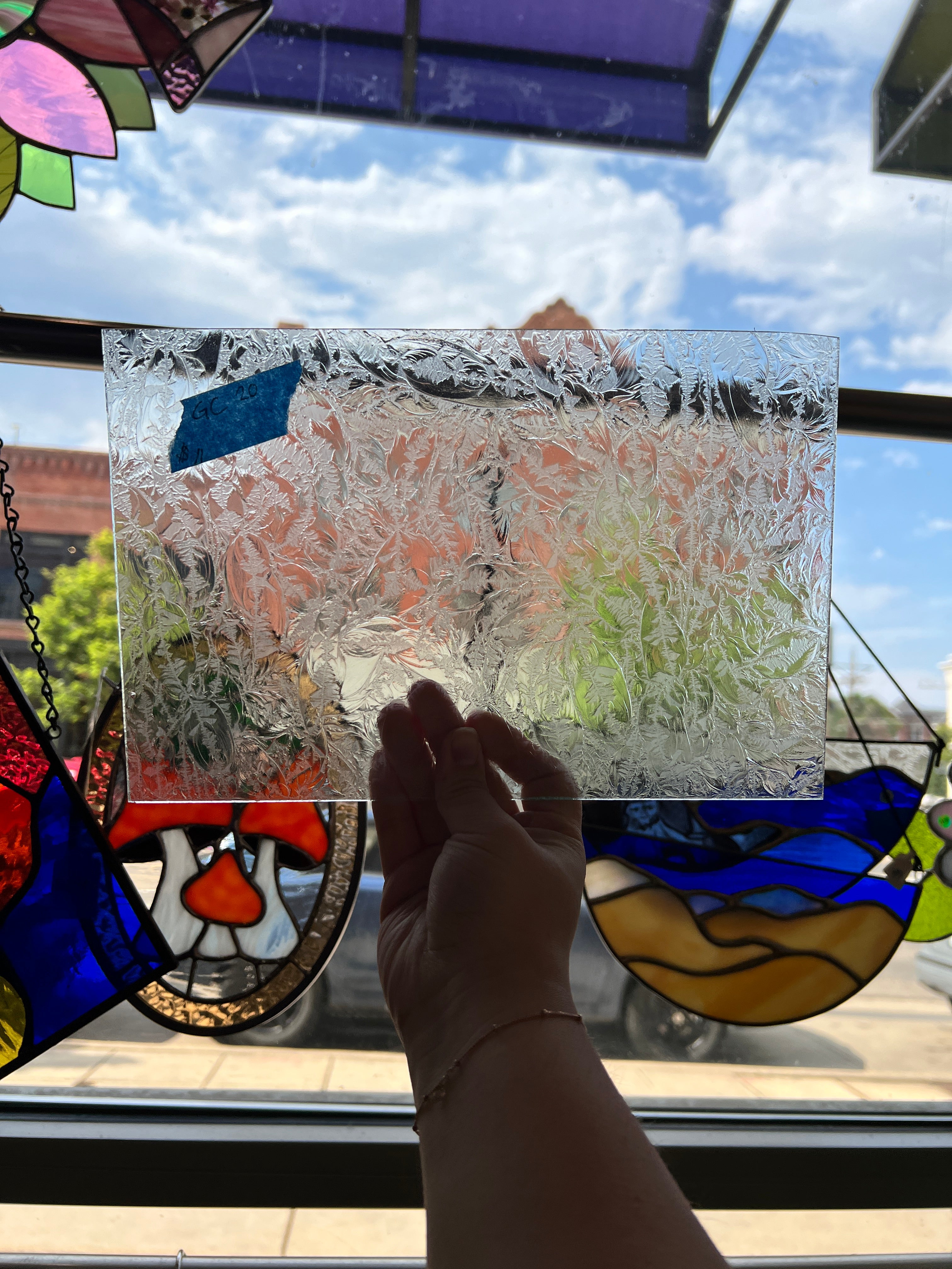 Clear Glue Chip Sheet Glass Colorado Glassworks