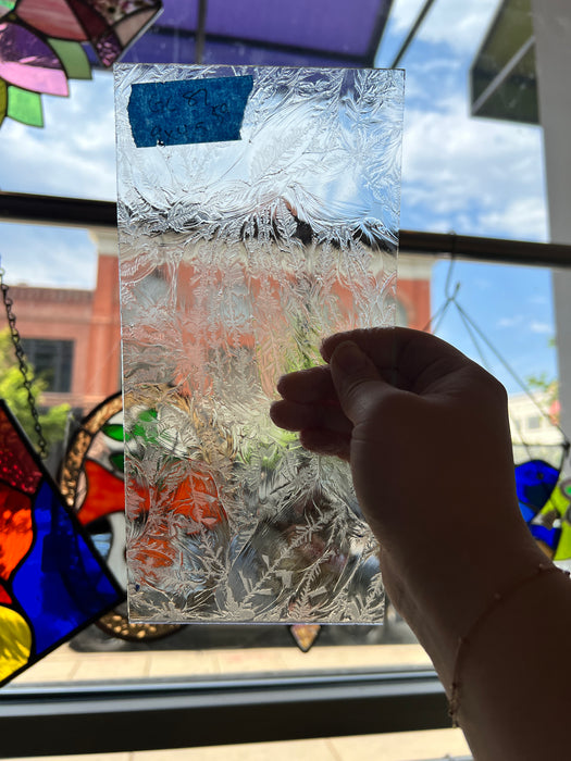 Clear Glue Chip Sheet Glass Colorado Glassworks