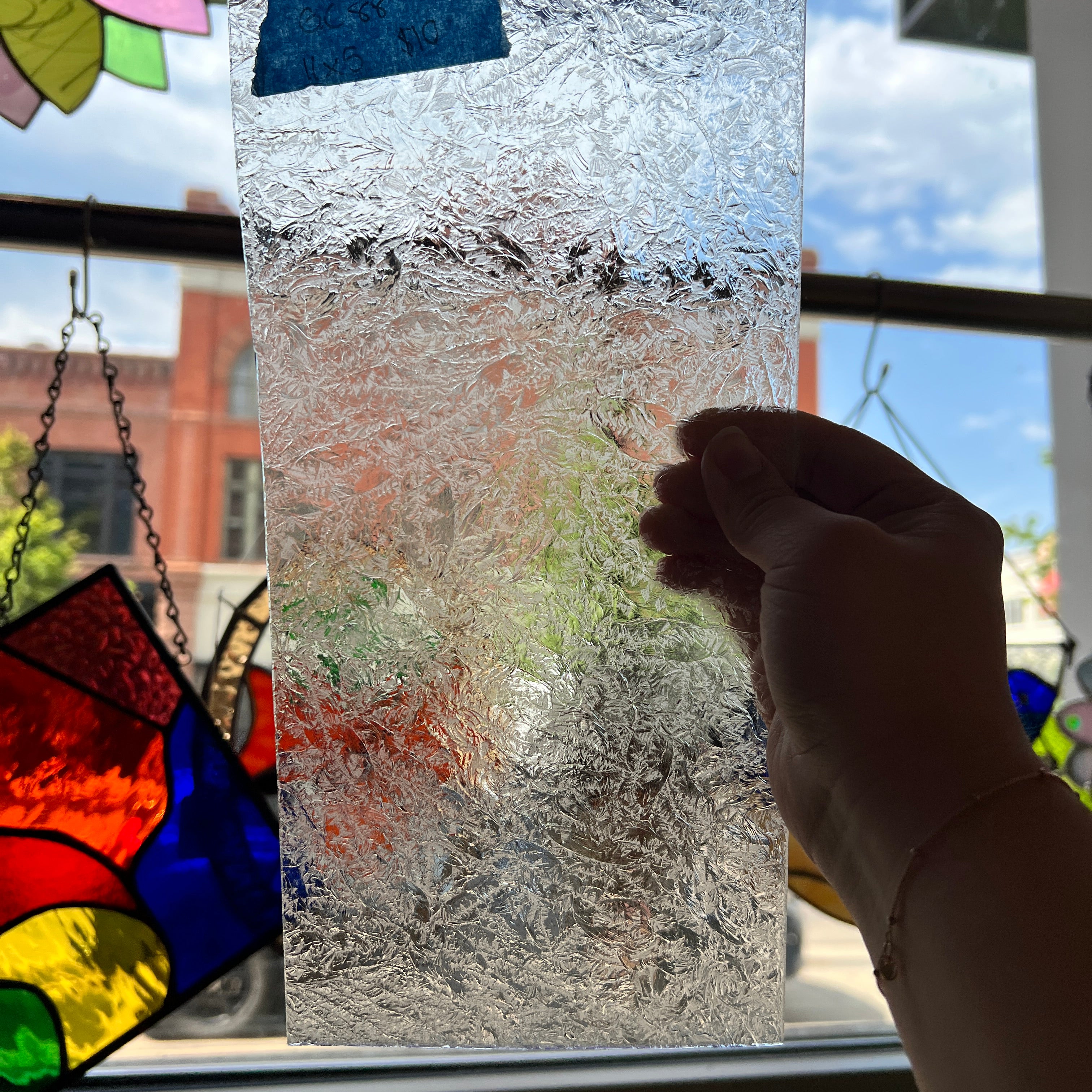 Clear Glue Chip Sheet Glass Colorado Glassworks