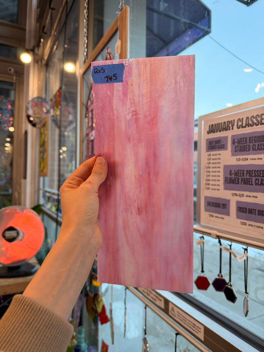 Pink Opaque Iridescent Choice Colorado Glassworks